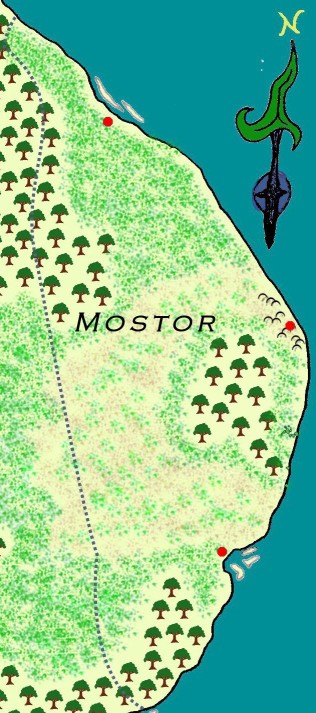 Map of Mostor
